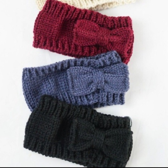 Warm headband w/bow - Picture 3 of 3
